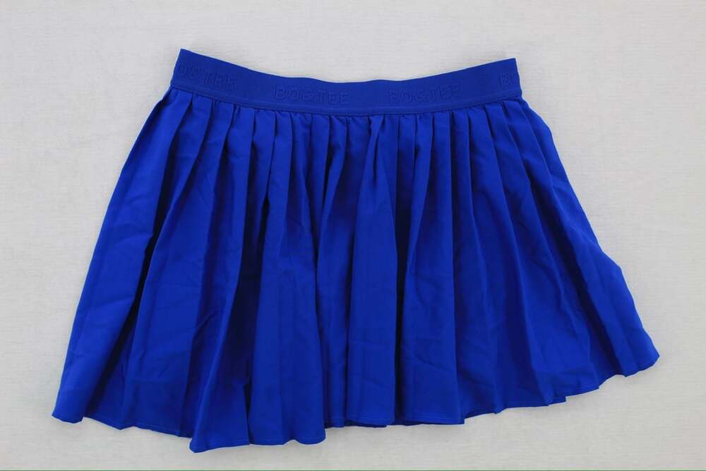 Bo&Tee Cobalt Blue Pleated Tennis Skirt S